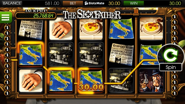 The Slotfather Verwendung der optionalen „Autoplay“-Funktion.