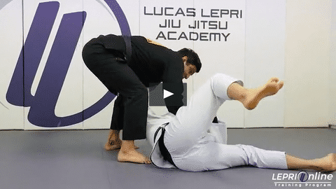 Koshi Guruma Throw to Knee On Belly to Mount