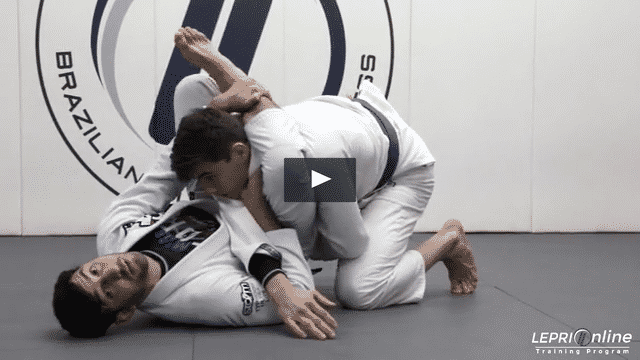 Sit-Up Guard Ankle Push Sweep to Triangle Choke