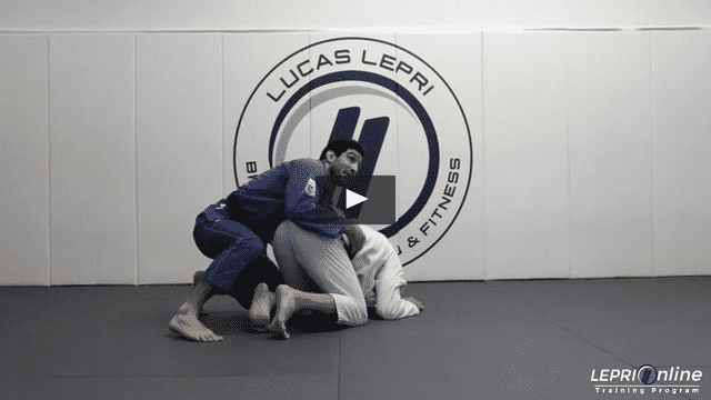 Open Guard Collar Drag Sweep