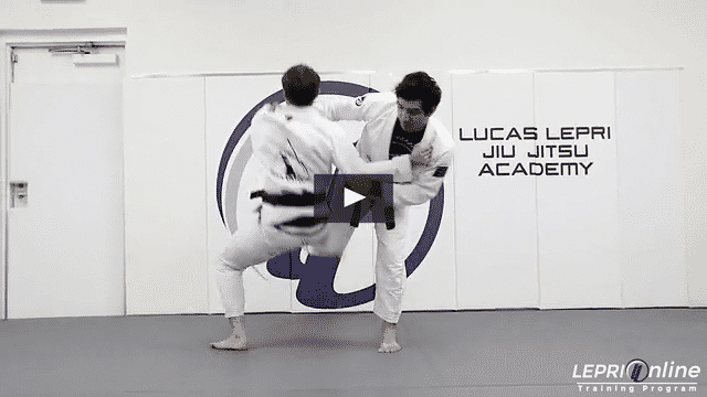 Osoto Gari Throw to Knee On Belly