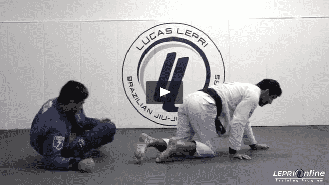 De La Riva Guard Back Roll Sweep to Knee Cut