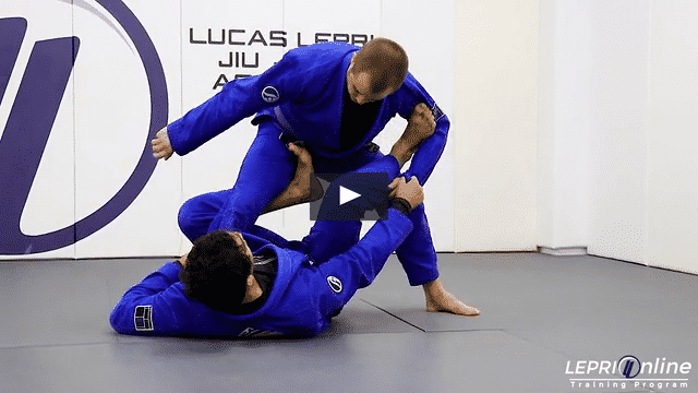 Open Guard to De La Riva to One Leg X to Sweep Attempt to Side Control