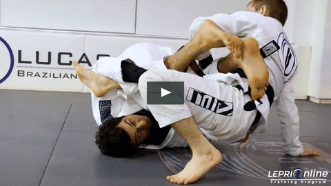 De La Riva to Berimbolo Variation to Back Take when Opponent Tries to Escape