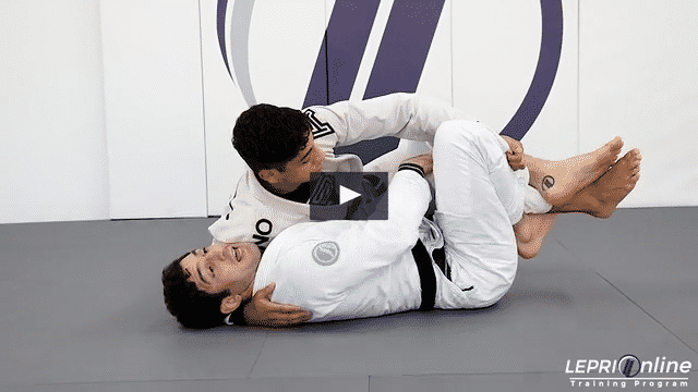 Reverse Half Guard Escape to Back Take when Opponent Reacts