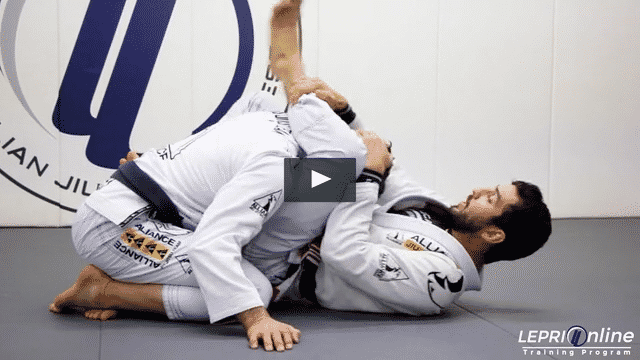 Closed Guard Double Ankle Sweep to Triangle Submission