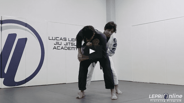 Single Leg Attempt to Takedown to Back Take to Choke