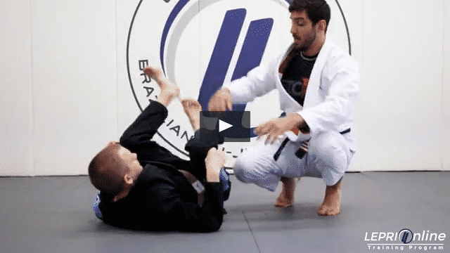 Sit Up Guard Knee Cut Pass to Side Control when an Opponent Traps the Ankle
