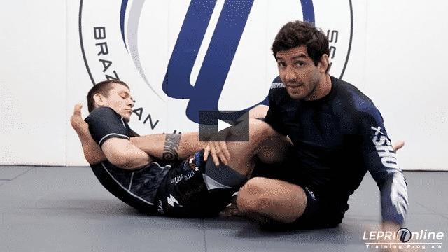 Straight Ankle Lock Defense from the 50/50 Guard to Side Control