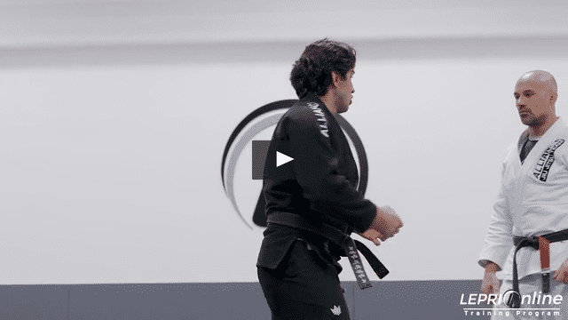 One Leg X Sweep Variation to Knee Cut or Mount