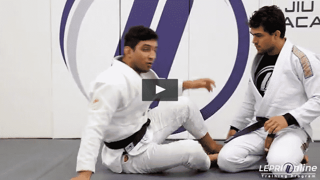 Guard Pass Escape by Blocking the Forearm Variation to Back Take or Mount