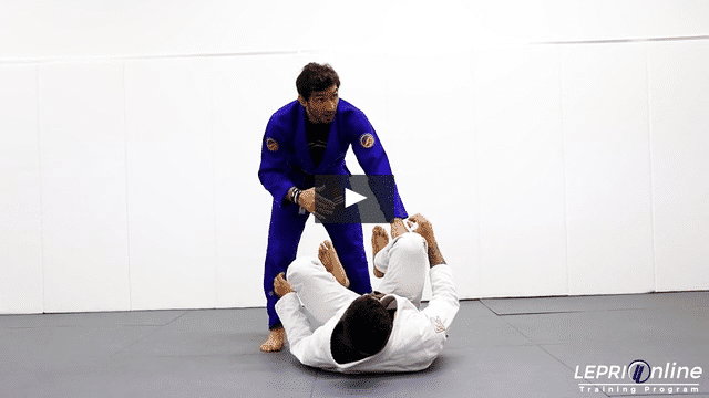De La Riva Pass to Leg Drag to Side Control when Opponent Defends