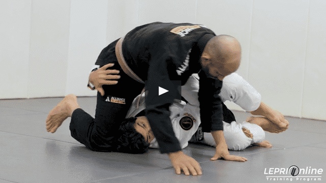 Deep Half Guard to Sweep Attempt to Leg Drag