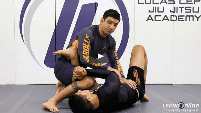 Closed Guard Escape to Back Take when Opponent Attacks the Leg