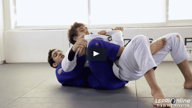 Cross Collar Choke from Back Control