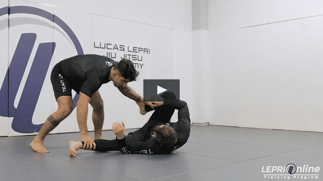 Open Guard to Leg Drag to Side Control to Back Take to Rear Naked Choke