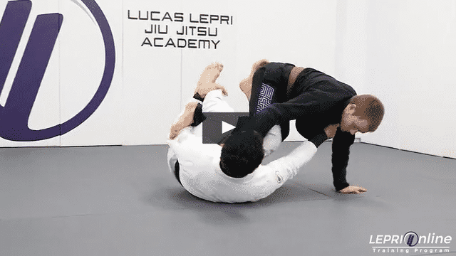 De La Riva Sweep Attempt to Back Take when Opponent Defends