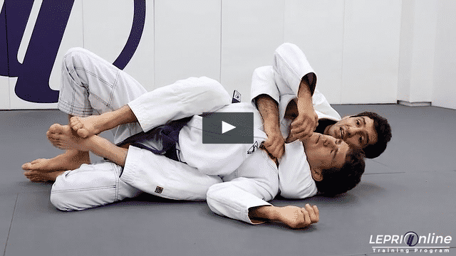 Lapel and Collar Choke from Back Control