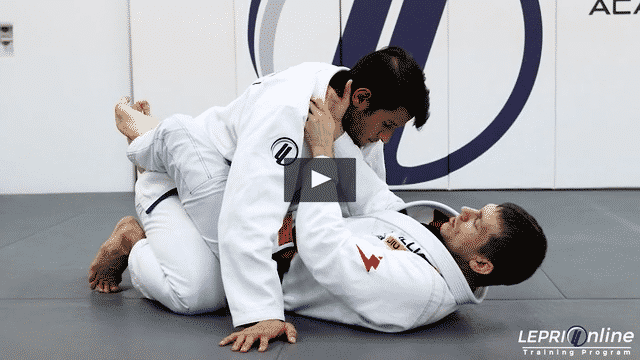 Cross Collar Choke from Closed Guard